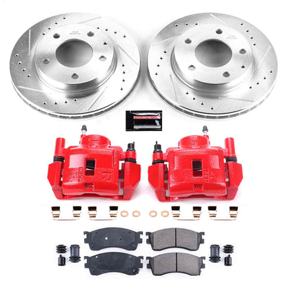 PowerStop Power Stop 01-03 Mazda Protege Z23 Evolution Kit w/ Calipers - Front KC788