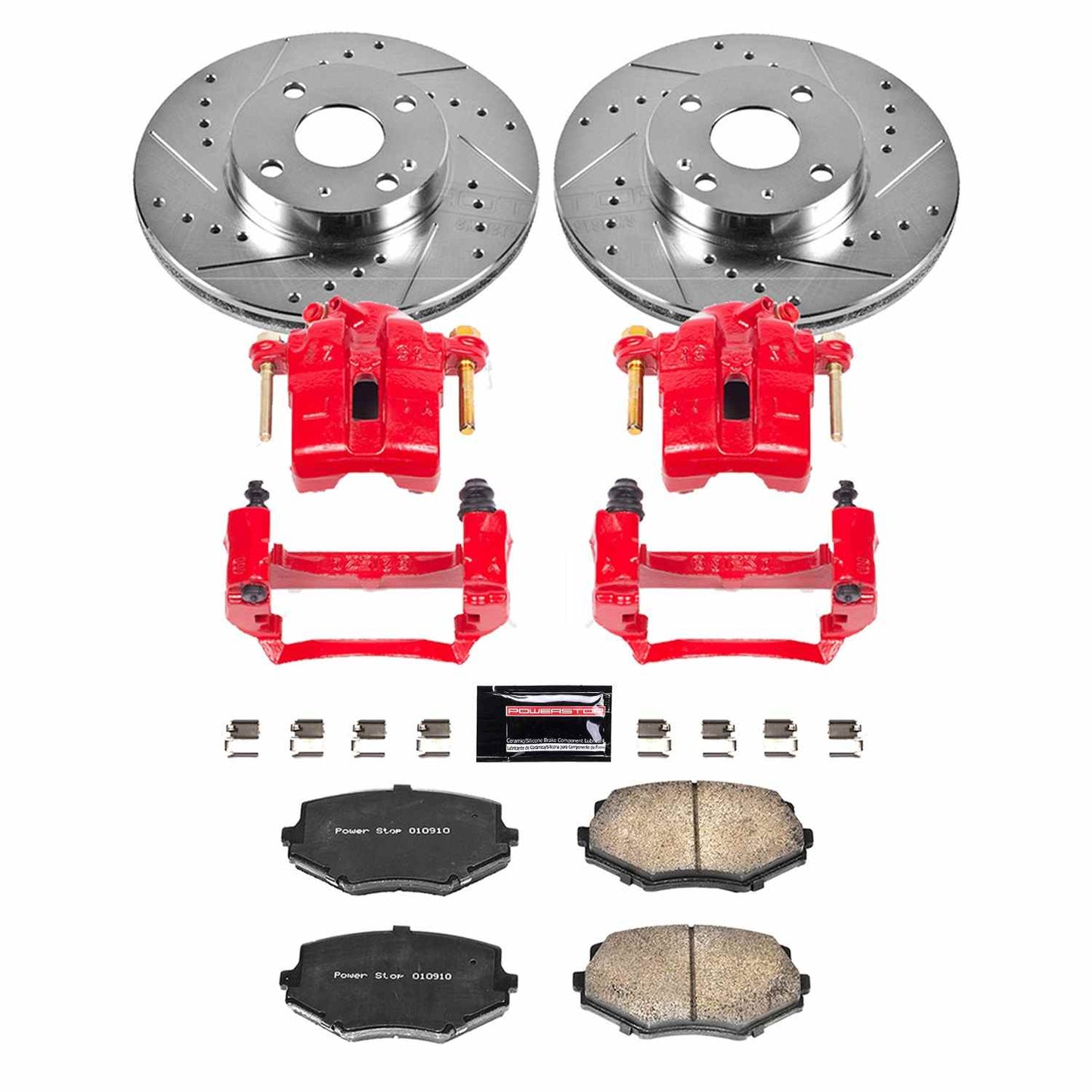 PowerStop Power Stop 94-97 Mazda Miata Z23 Evolution Kit w/ Calipers - Front KC793