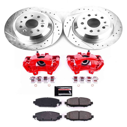PowerStop Power Stop 18-19 Jeep Wrangler Z23 Evolution Kit w/ Calipers - Rear KC7942