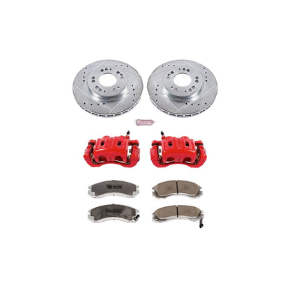 PowerStop Power Stop 94-97 Eagle Talon Front Z26 Street Warrior Brake Kit w/Calipers KC798A-26