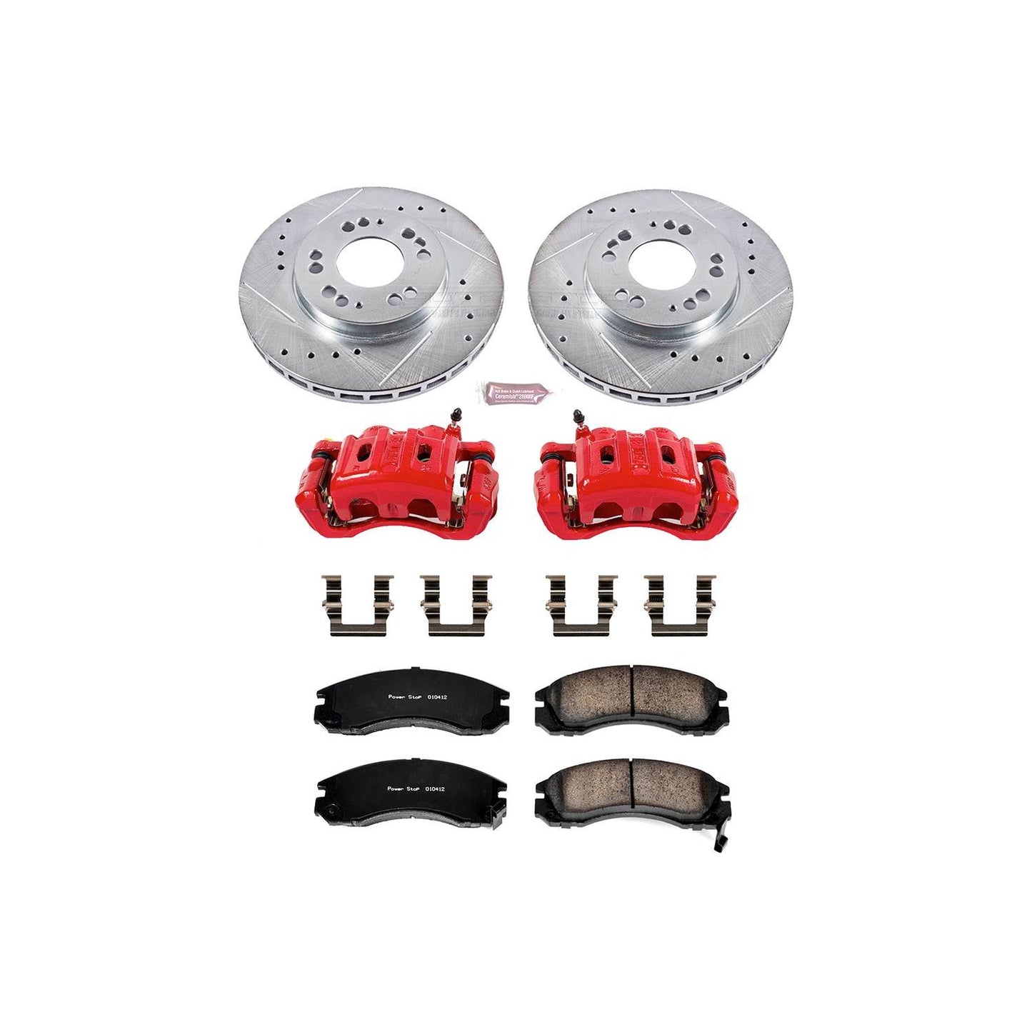PowerStop Power Stop 94-97 Eagle Talon Z23 Evolution Kit w/ Calipers - Front KC798A