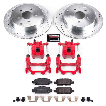 PowerStop Power Stop 18-19 Infiniti Q50 Z23 Evolution Kit w/ Calipers - Rear KC8021