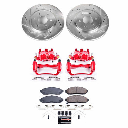 Power Stop 2019 Nissan Frontier 2WD Front Z23 Evolution Sport Brake Kit w/Calipers KC8325