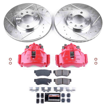 PowerStop Power Stop 99-03 Saab 9-3 Z23 Evolution Kit w/ Calipers - Front KC834