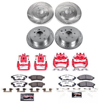 Power Stop 2019 Nissan Frontier 2WD Front & Rear Z36 Truck & Tow Brake Kit w/Calipers KC8358-36