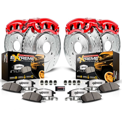 Power Stop 2019 Nissan Frontier 2WD Front & Rear Z36 Truck & Tow Brake Kit w/Calipers KC8358-36