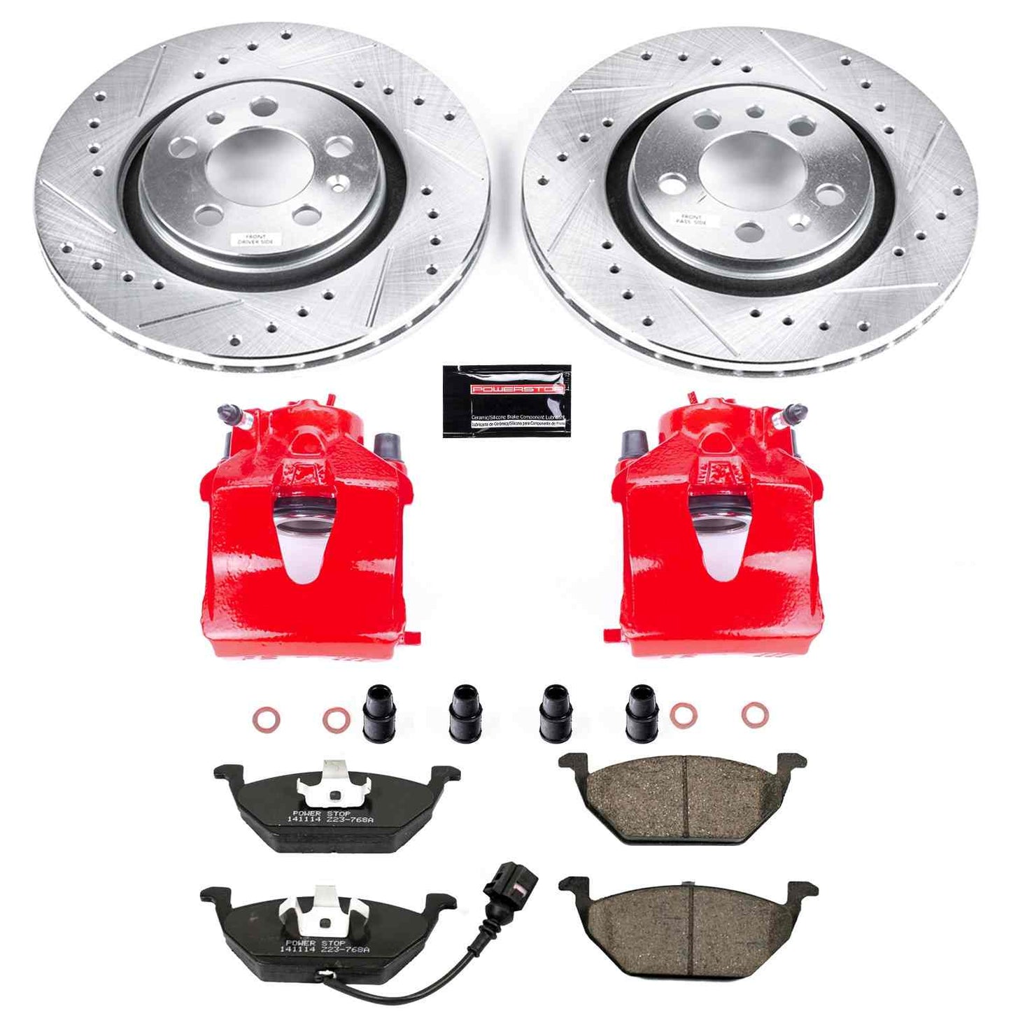 PowerStop Power Stop 99-06 Volkswagen Beetle Z23 Evolution Kit w/ Calipers - Front KC839