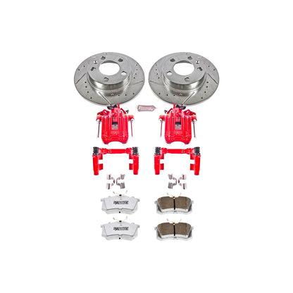 PowerStop Power Stop 01-05 Volkswagen Jetta Rear Z26 Street Warrior Brake Kit w/Calipers KC847-26