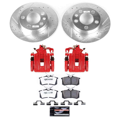 PowerStop Power Stop 00-10 Volkswagen Beetle Rear Z26 Street Warrior Brake Kit w/Calipers KC847B-26