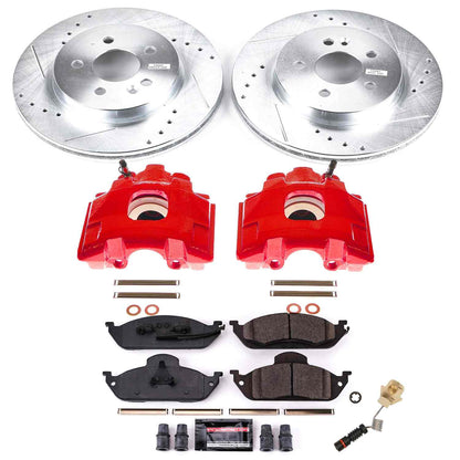 PowerStop Power Stop 98-03 Mercedes-Benz ML320 Z23 Evolution Kit w/ Calipers - Front KC864