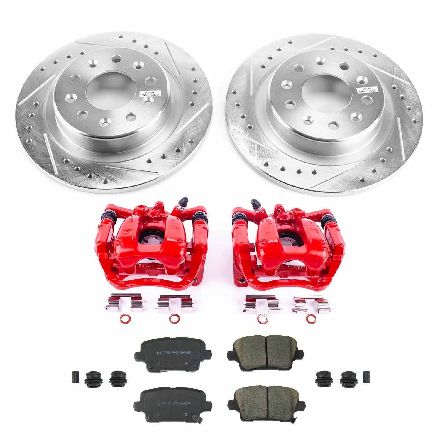 Power Stop 19-20 Buick Regal Sportback Rear Z23 Evolution Sport Brake Kit w/Calipers KC8677