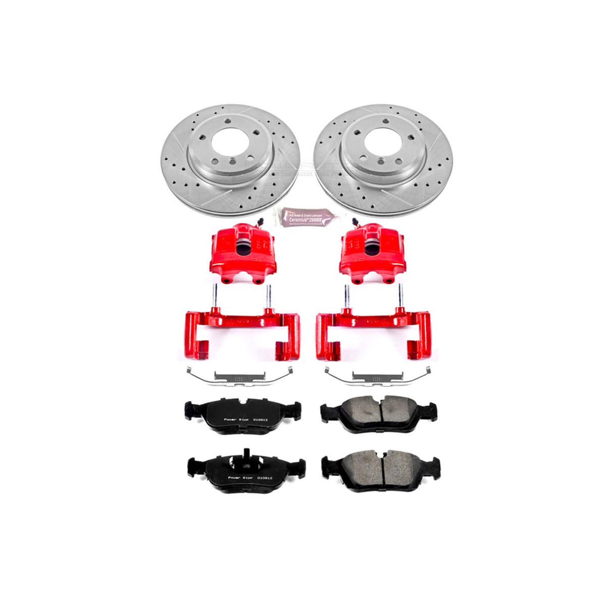 PowerStop Power Stop 01-05 BMW 325xi Z23 Evolution Kit w/ Calipers - Front KC868