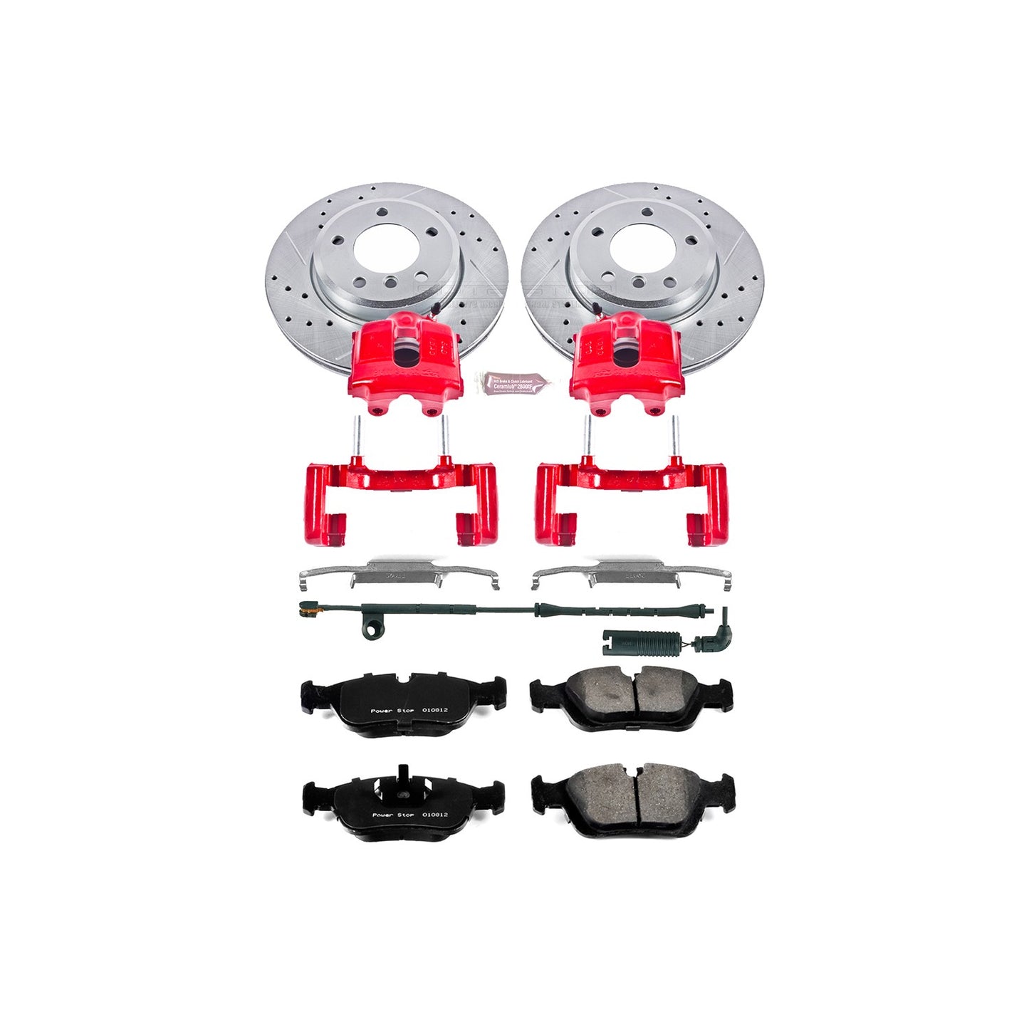 PowerStop Power Stop 2000 BMW 323i Z23 Evolution Kit w/ Calipers - Front KC869