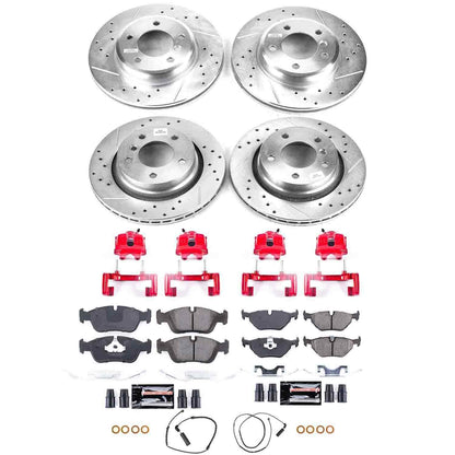 PowerStop Power Stop 2000 BMW 323i Z23 Evolution Kit w/ Calipers - Front and Rear KC871