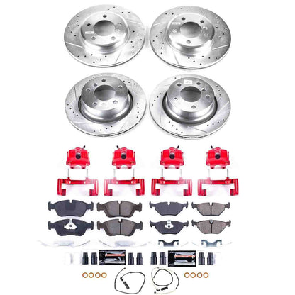 PowerStop Power Stop 03-08 BMW Z4 Z23 Evolution Kit w/ Calipers - Front and Rear KC873