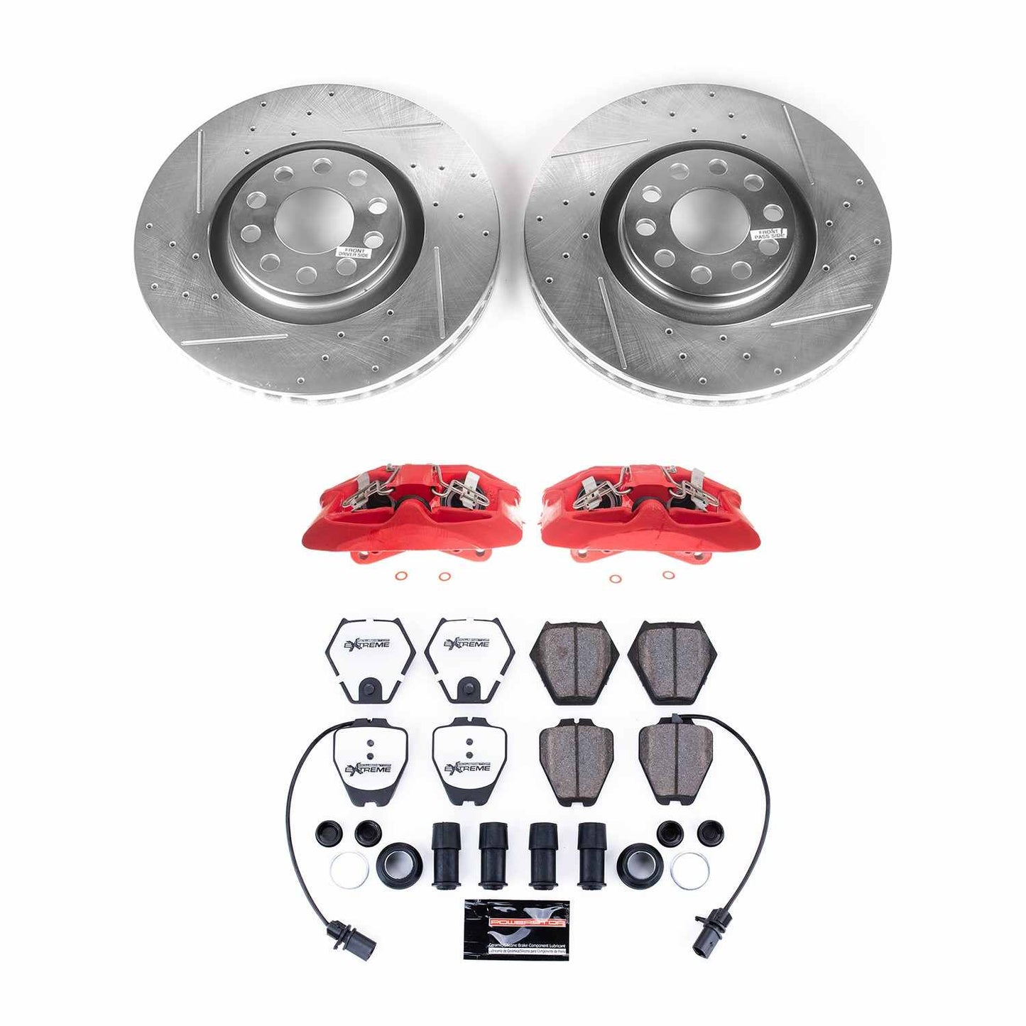 Power Stop 00-02 Audi S4 Front Z26 Street Warrior Brake Kit w/Calipers KC886-26