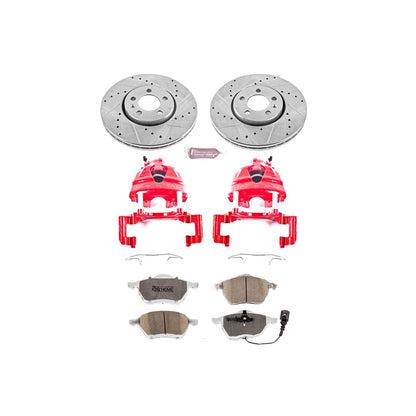 PowerStop Power Stop 99-10 Volkswagen Beetle Front Z26 Street Warrior Brake Kit w/Calipers KC898-26