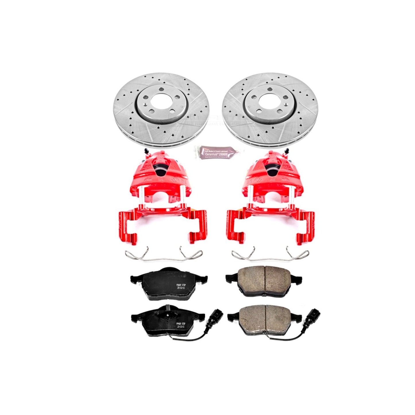 PowerStop Power Stop 99-10 Volkswagen Beetle Z23 Evolution Kit w/ Calipers - Front KC898