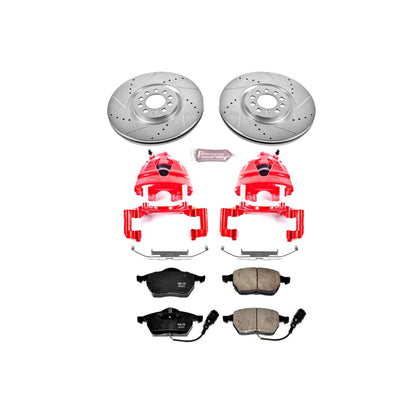 PowerStop Power Stop 02-04 Volkswagen Golf Z23 Evolution Kit w/ Calipers - Front KC914