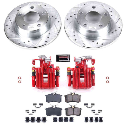 PowerStop Power Stop 98-04 Audi A6 Quattro Z23 Evolution Kit w/ Calipers - Rear KC941