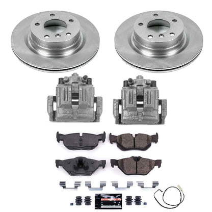 PowerStop Power Stop 2006 BMW 325i Rear Autospecialty Brake Kit w/Calipers KCOE044