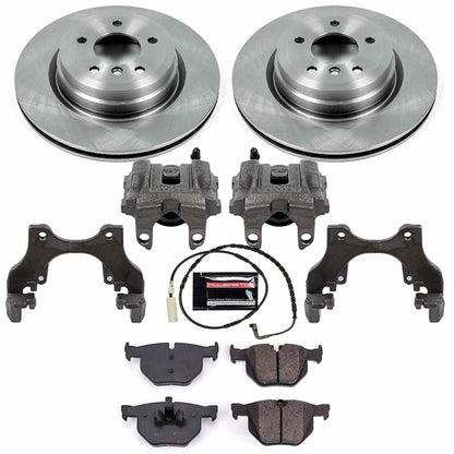 PowerStop Power Stop 2006 BMW 330i Rear Autospecialty Brake Kit w/Calipers KCOE045