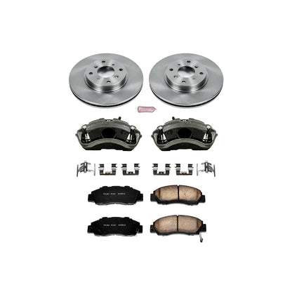PowerStop Power Stop 93-96 Honda Prelude Front Autospecialty Brake Kit w/Calipers KCOE1037