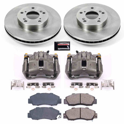 PowerStop Power Stop 98-02 Honda Accord Front Autospecialty Brake Kit w/Calipers KCOE1041