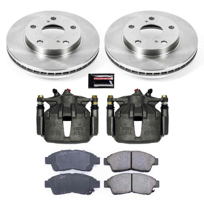PowerStop Power Stop 92-01 Toyota Camry Front Autospecialty Brake Kit w/Calipers KCOE1052