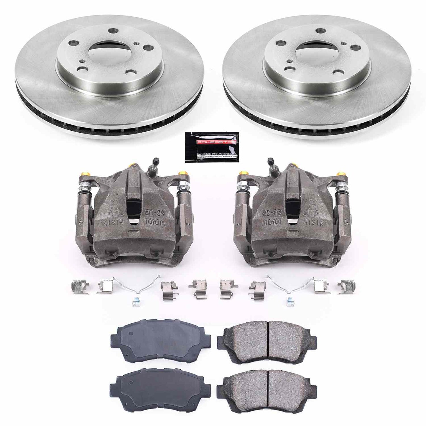 PowerStop Power Stop 92-96 Lexus ES300 Front Autospecialty Brake Kit w/Calipers KCOE1054