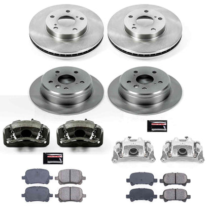 PowerStop Power Stop 00-01 Toyota Camry Autospecialty Kit w/ Calipers - Front and Rear KCOE1060A