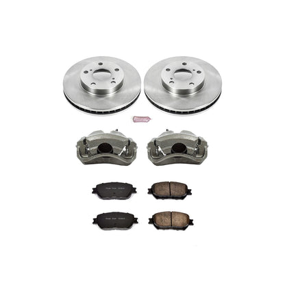 PowerStop Power Stop 02-06 Toyota Camry Front Autospecialty Brake Kit w/Calipers KCOE1064