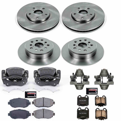 PowerStop Power Stop 98-05 Lexus GS300 Autospecialty Kit w/ Calipers - Front and Rear KCOE1079