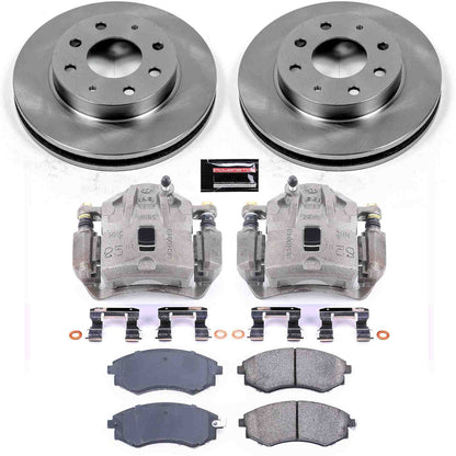 PowerStop Power Stop 99-01 Hyundai Sonata Front Autospecialty Brake Kit w/Calipers KCOE1087B