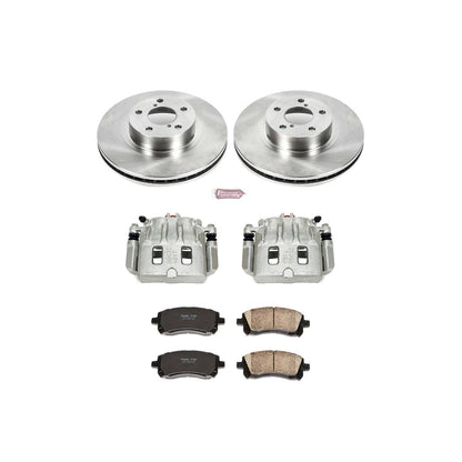 PowerStop Power Stop 98-02 Subaru Forester Front Autospecialty Brake Kit w/Calipers KCOE1120