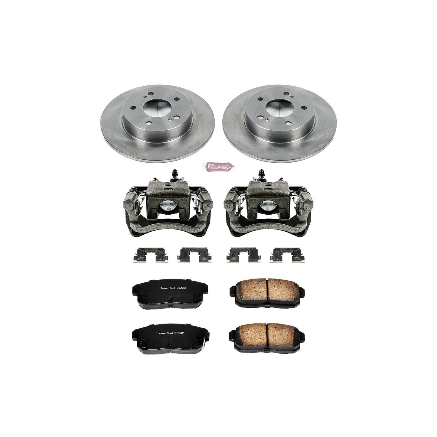 PowerStop Power Stop 2001 Infiniti I30 Rear Autospecialty Brake Kit w/Calipers KCOE1169