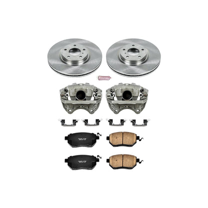PowerStop Power Stop 07-08 Nissan Maxima Front Autospecialty Brake Kit w/Calipers KCOE116