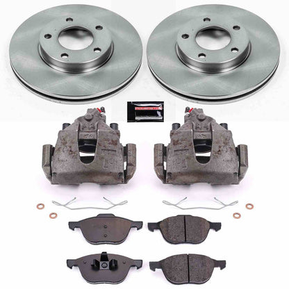 PowerStop Power Stop 04-13 Mazda 3 Front Autospecialty Brake Kit w/Calipers KCOE120