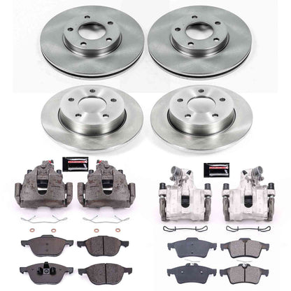 PowerStop Power Stop 06-13 Mazda 3 Autospecialty Kit w/ Calipers - Front and Rear KCOE121