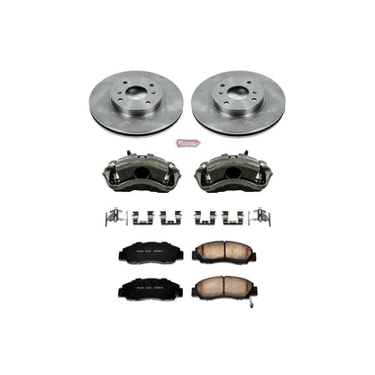 PowerStop Power Stop 98-99 Acura CL Front Autospecialty Brake Kit w/Calipers KCOE1237