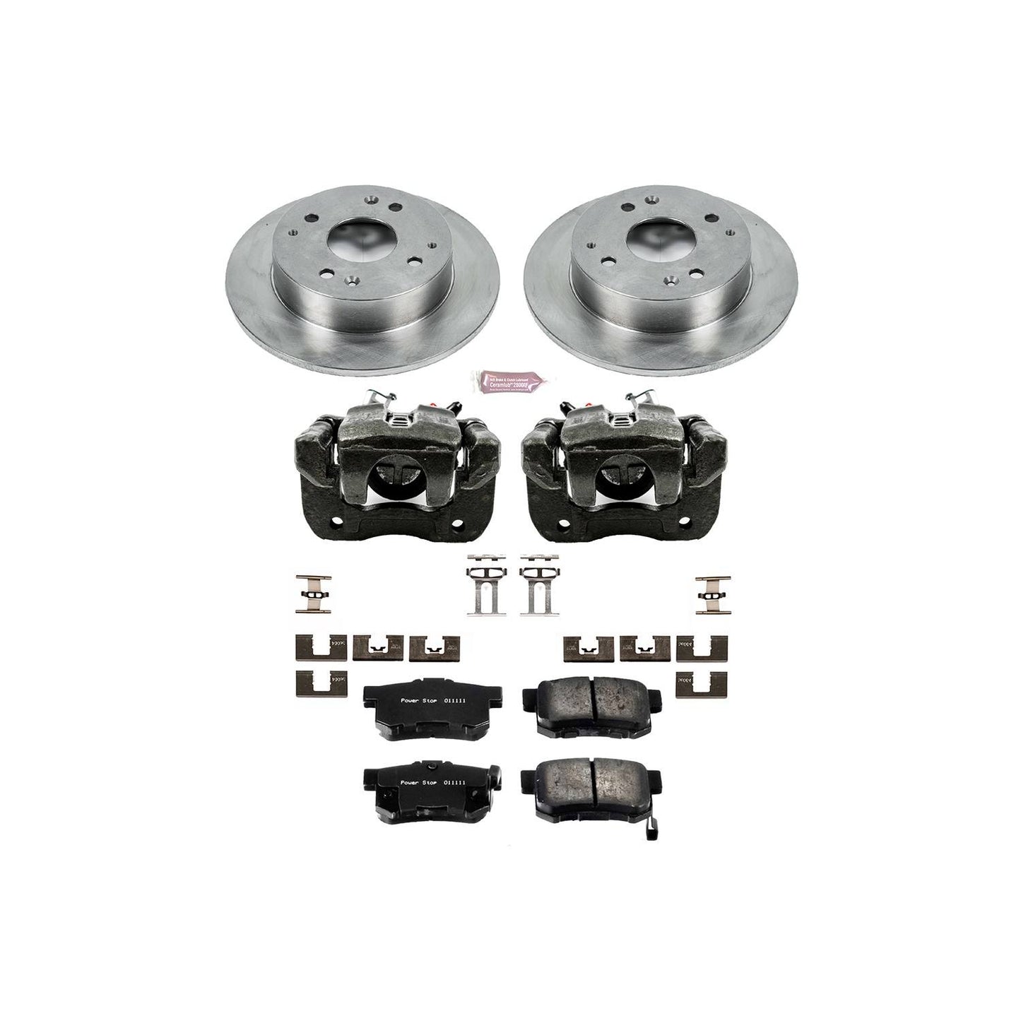 PowerStop Power Stop 98-99 Acura CL Rear Autospecialty Brake Kit w/Calipers KCOE1244