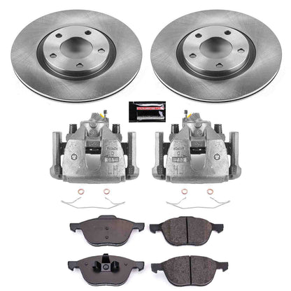 PowerStop Power Stop 2008 Mazda 3 Front Autospecialty Brake Kit w/Calipers KCOE125C
