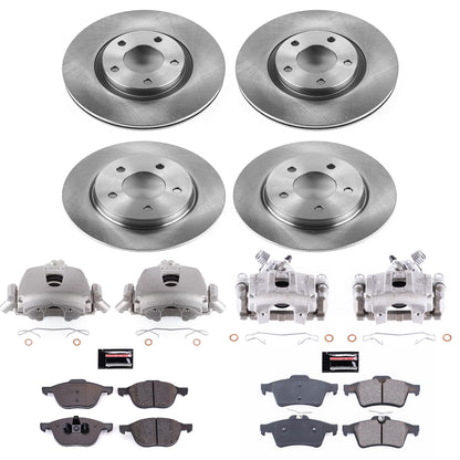 PowerStop Power Stop 04-13 Mazda 3 Autospecialty Kit w/ Calipers - Front and Rear KCOE126