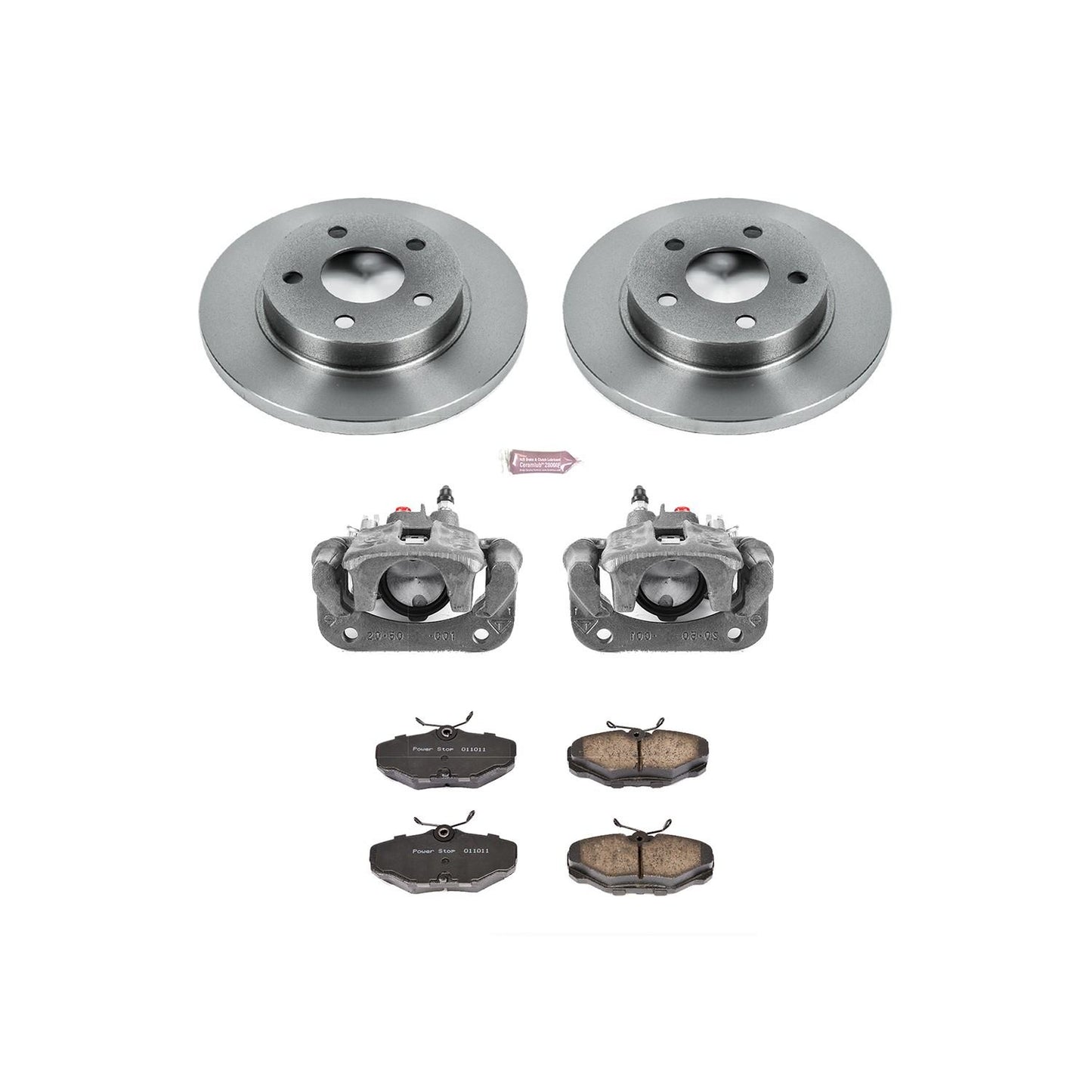 PowerStop Power Stop 93-05 Ford Taurus Rear Autospecialty Brake Kit w/Calipers KCOE1298