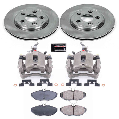 PowerStop Power Stop 2005 Jaguar Vanden Plas Rear Autospecialty Brake Kit w/Calipers KCOE1361
