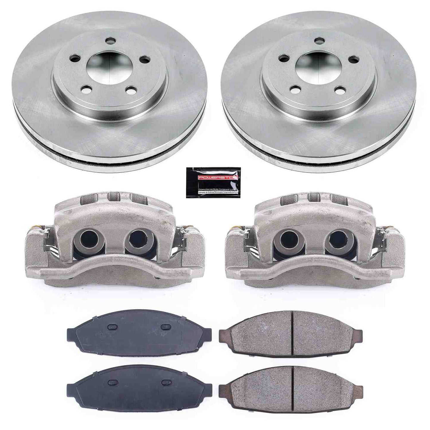 PowerStop Power Stop 03-11 Ford Crown Victoria Front Autospecialty Brake Kit w/Calipers KCOE1364
