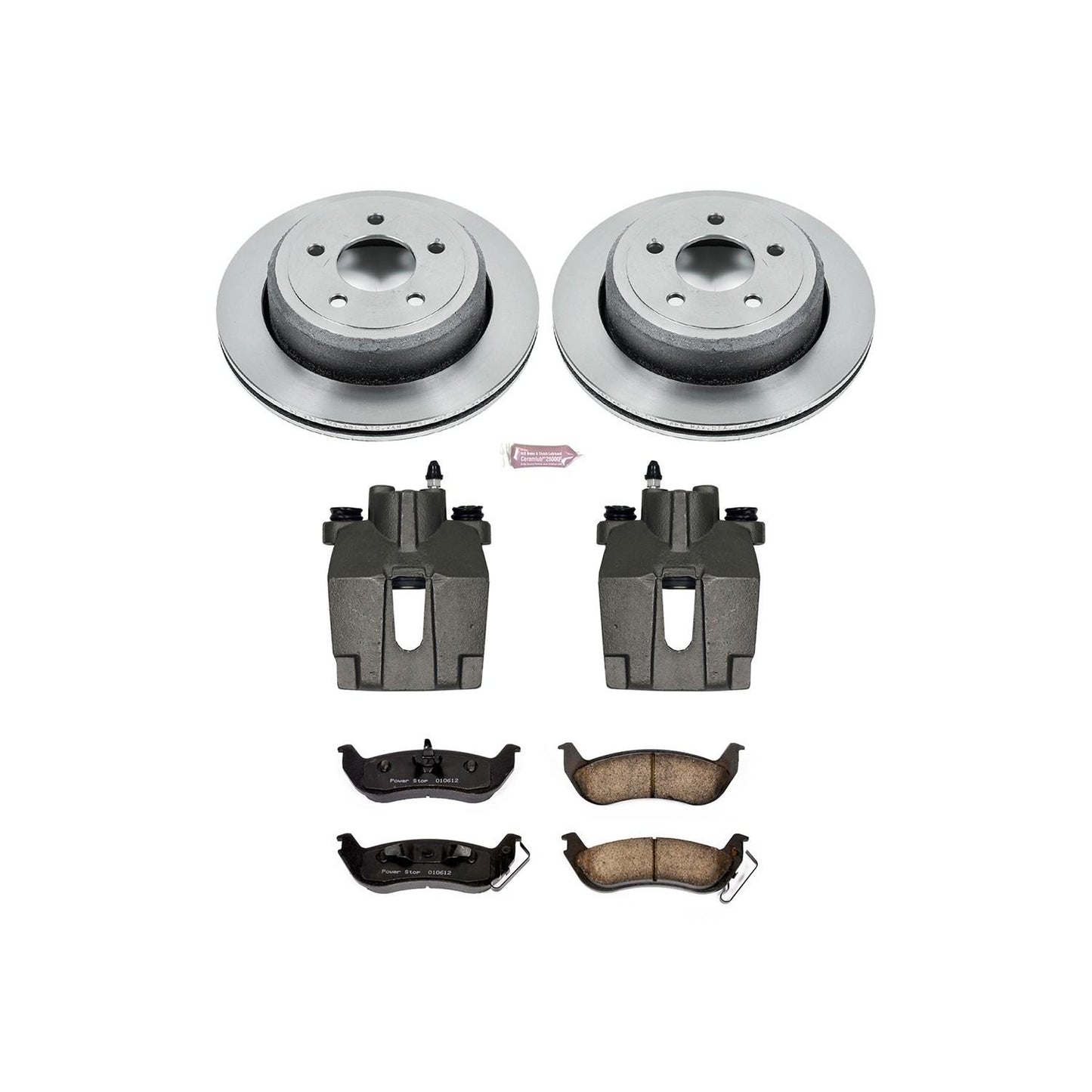 PowerStop Power Stop 03-11 Ford Crown Victoria Rear Autospecialty Brake Kit w/Calipers KCOE1368