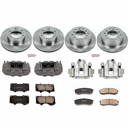 PowerStop Power Stop 03-09 Toyota 4Runner Autospecialty Kit w/ Calipers - Front and Rear KCOE138