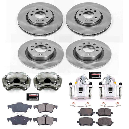 PowerStop Power Stop 06-09 Pontiac Solstice Autospecialty Kit w/ Calipers - Front and Rear KCOE1434