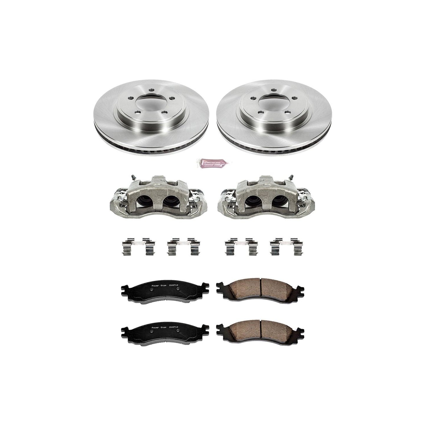PowerStop Power Stop 06-10 Ford Explorer Front Autospecialty Brake Kit w/Calipers KCOE1441